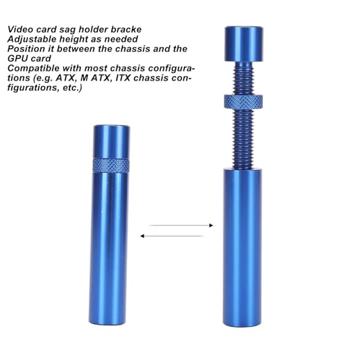 Soporte ajustable para tarjeta gráfica Tnfeeon azul miniatura 2