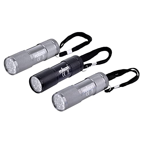 Rolson 61760 - Set di torce a 9 LED