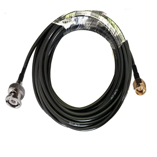 Câble coaxial LMR240 2m BNC SMA résout les pertes de signal des antennes WiFi 4G