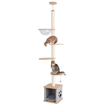 Amazon | キャットタワー ニャンコノイエ（ツリー）本体 木製