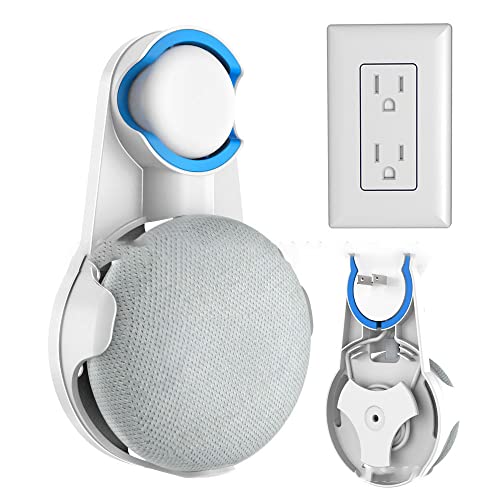 Soporte de pared para Google Home Mini sin tornillos de diseño compacto negro 6