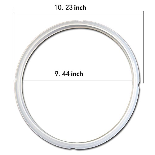 image for TamBee 8 Quart Pressure Cooker Silicone Sealing Ring Rubber Gasket Set