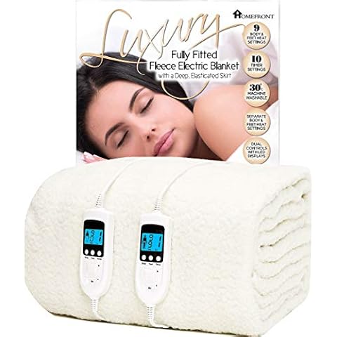 Homefront Super King Electric Blanket with Dual Controls Cover