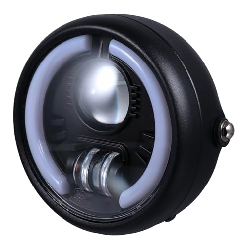 Cabilock Faro LED para Motocicleta Resistente al Agua y Golpes Luz de Trabajo para Conducción Exterior Carcasa de Inoxidable Duradera Fácil Instalación Reemplazo Profesional y Personal