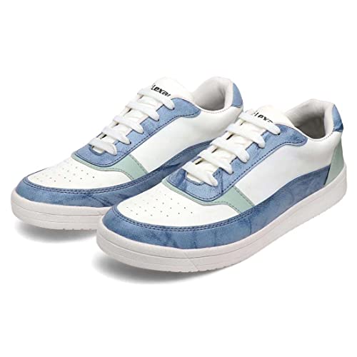 Image of Men's Sporty Stylish White Sneakers Shoes