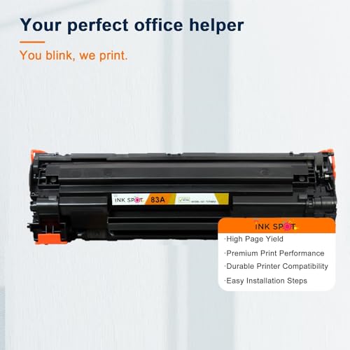 Image of 83A Toner Cartridge Compatible for HP 83A / CF283A Toner Cartridge for Use in M125, M125 MFP, M125a MFP, M125nw MFP, M127, M127fn MFP, M127fw MFP, M20
