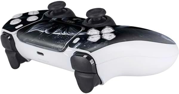 Skinit Decal Gaming Skin Compatible with PS5 Controller - Officially Licensed DC Comics Arkham Origins Batman in Action Pose Design