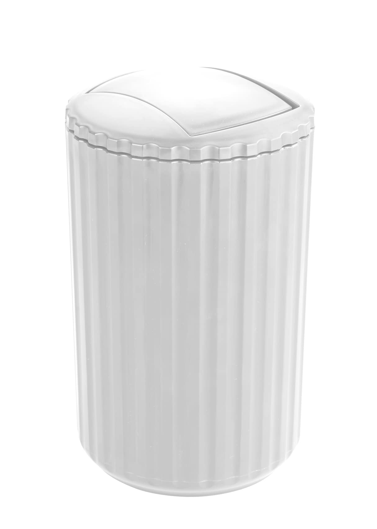 ALLSTAR Swing Top Bin Polypropylene White Diameter 15 x 25 cm