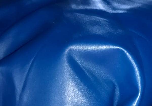 Mulch Leather CoMulch Leather Co Premium Quality Sheep Skin Whole Nappa Soft Hide - NO Holes & CUTS (Blue)