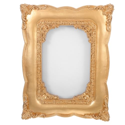 ABOOFAN Marco De Fotos Vintage Europeo De Resina Con Relieve Decoración Para Pared Y Mesa Ideal Para Sala De Estar Dormitorio Y Comedor