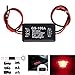 iJDMTOY 12V GS-100A LED Brake Stop Light Strobe Flash Module Controller Box Compatible With Car Truck Third or High Mount Brake Light Retrofit