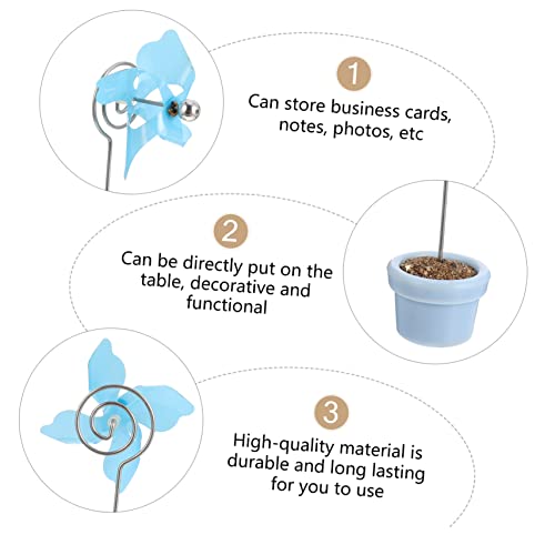 Ciieeo 1 Unidade Pasta de fotos do moinho de vento porta fotos molduras de metal decoração de casa o