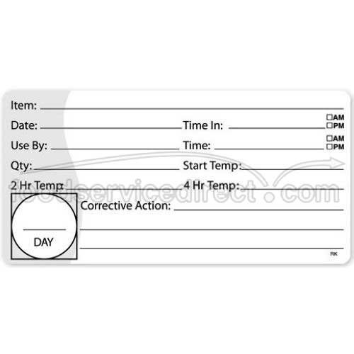 Remark 2 in x 4 in HACCP Label by DayMark – Model 112469