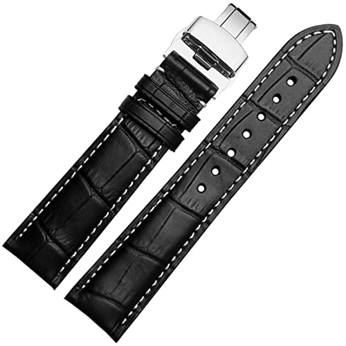 Bracelet de montre en cuir véritable 22mm 20mm 18mm JDIME du bureau aux sorties