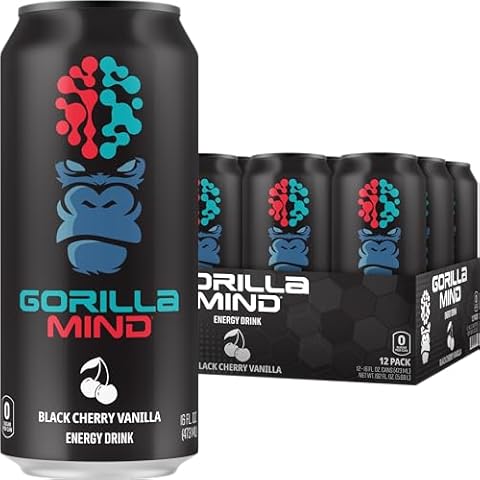 Gorilla Mind Energy Drink Black Cherry Vanilla Cover