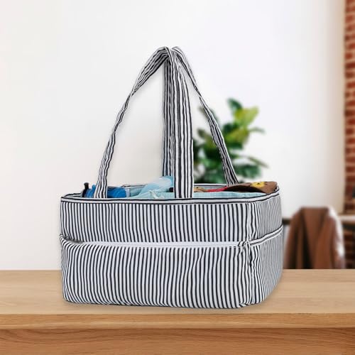 Bolsa organizadora de pañales para bebé de gran capacidad miniatura 3