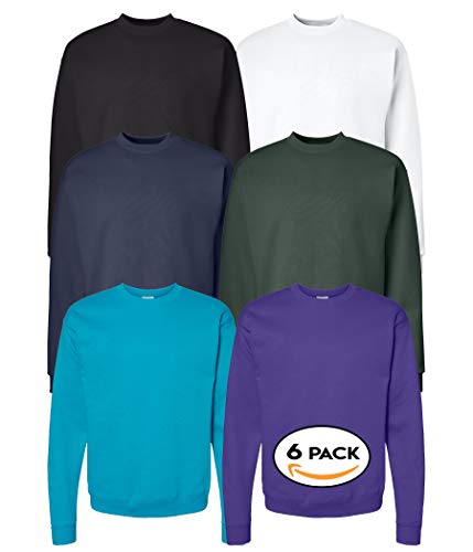 Tee Miracle Multipack Bundle Unisex Bulk Crewneck Sweatshirt 3, 6, 10 Pack - Make Your Own Assorted Color Set