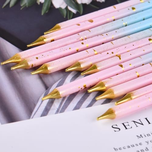 Image of PHD CAKE Pink Blue Gold Long Thin Birthday Candles, Cake Candles, Birthday Parties, Wedding Decorations, Party Candles