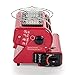 LKP Chauffage Portatif Extérieur Réchauffeur Gaz Compact, 2-en-1 Réchaud De Camping Au Butane, Chauffé Céramique Tentes De Camping Pêche Intérieur Randonnée (Rouge)