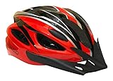 Jioletta - Casco Bicicleta Adulto - Ligero, Visera Desmontable (Rojo)