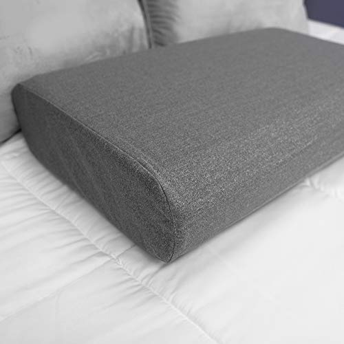Sensorpedic Adjustable Comfort Memory Foam Wavefoam Pillow, Oversized, Grey #TOP6