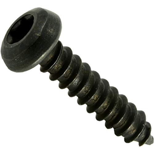 Tornillos de chapa con acabado negro 501235 hard-to-find cierre 014973501235