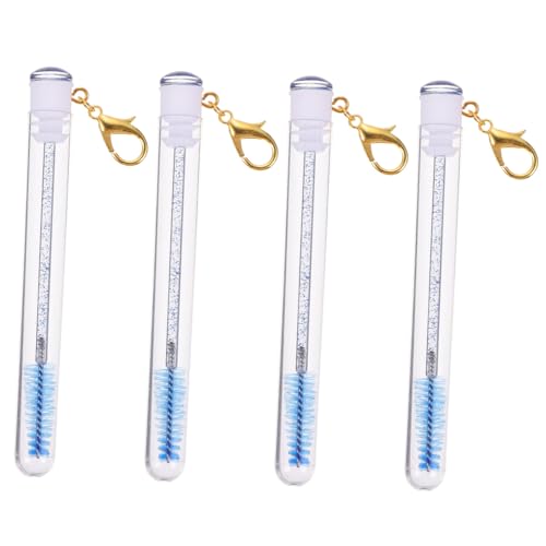 OATIPHO 4pcs Portable Brush Durable Mascara Tube with Detachable Makeup Tools for Travel and Business Trips for and Eyebrow