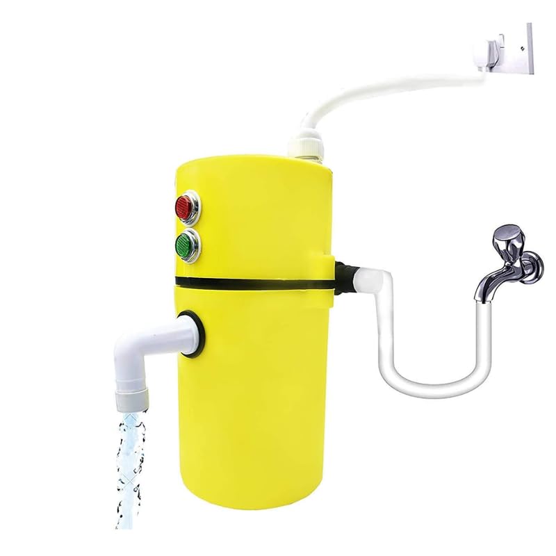 Drumstone (5 Years Warranty) Multicolor - Auto Cut-Off Portable Instant Water Heater/Geyser for Kitchen, Restaurant, Clinic, Salon, & More – No Plumbing Required, 6-Second Hot Water-image-12