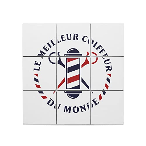 Carreaux céramique coiffeur pour rénover un mur vide de salon de coiffure facilement