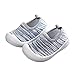 DEBAIJIA Zapatos para Niños 1-4T Bebés Caminata Zapatillas Niñas Suela Suave Malla Antideslizante TPR Material 18/19 EU Gris (Tamaño Etiqueta 15)