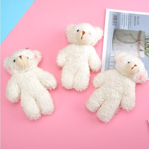 Sonew Animal Plushie Doll Toy - Llavero de Oso Multifuncional de Perlas para Jardín de Infantes y Regalos