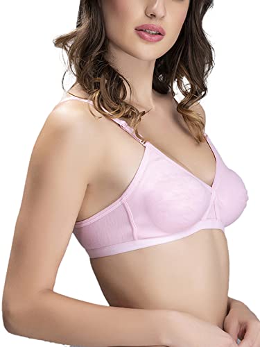 Image of Clovia Women's Cotton Non-Padded Wire Free Full Cup T-Shirt Bra