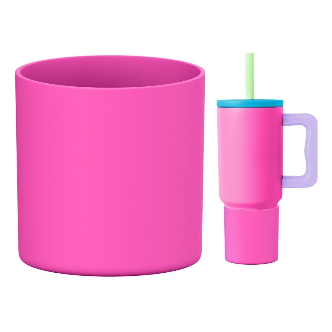 BKBY Silicone Boot Compatible with Sinple Midern 24/30/40 oz Tumbler with Handle/Trek Pivot, Protective Anti-Scratch Bottle Bottom Sleeve Cover