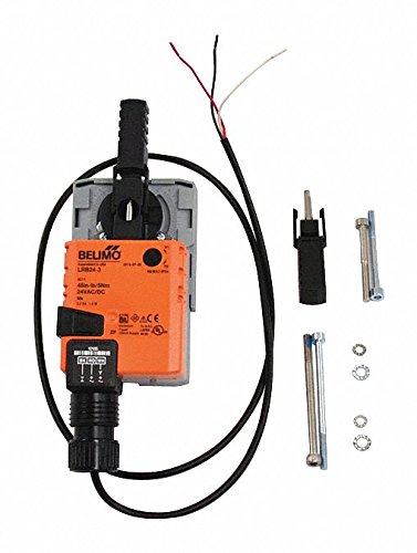 BELIMO 24VAC/DC On/Off, Floating Non-Spring Return Damper Actuator, -22° to 122°F, 45 in.-lb, 90 sec, I