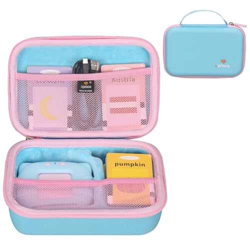 Aproca Hard Storage Case, for Startcan/Aullsaty/Lapare/QuTZ Talking Cards Words Flash Cards Toddler Toys (Case Only)
