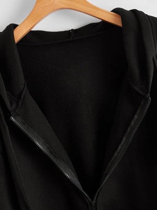 Image of Women Cotton Zipper Hoodie
