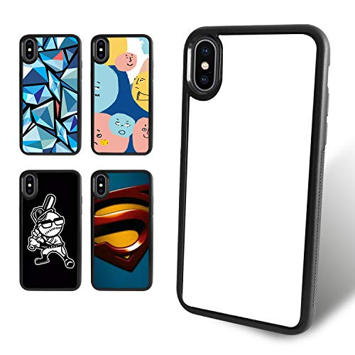 O BOSSTOP 5PCS Sublimation Blanks Phone Cases Covers for iPhone X iPhone Xs 5.8 inches Printable Phone Cases