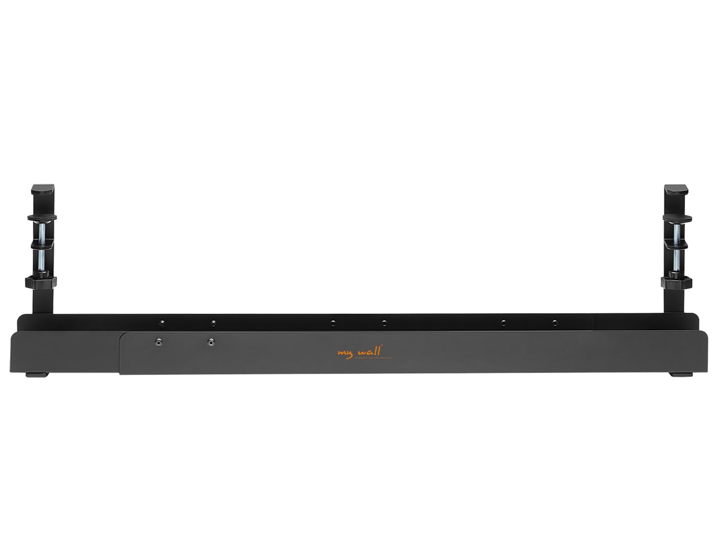 My Wall Gestione cavi da scrivania HZ45-2L – Montaggio semplice da tavolo, morsetti a vite, lunghezza 800/1000/1200 mm, larghezza 105 mm, capacità di carico 5 kg, passacavi per scrivanie