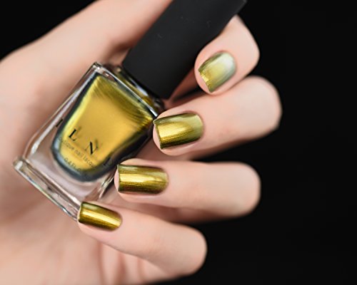 Image of ILNP Bishop - Gold, Olive Green, Greyish Blue Ultra Chrome Nail Polish