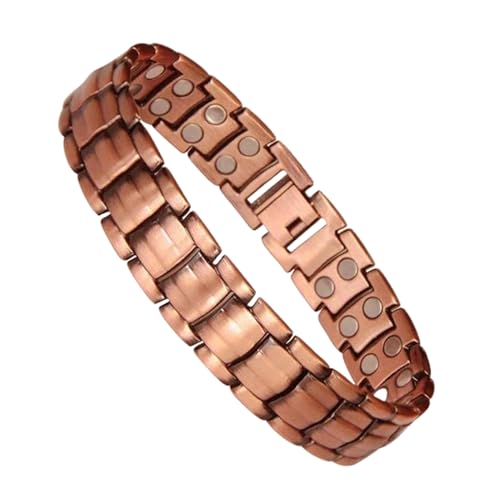 Bsbkoj Pulsera Magnética Para Hombre, Pulsera De Cobre Con Imanes De Fuerza...
