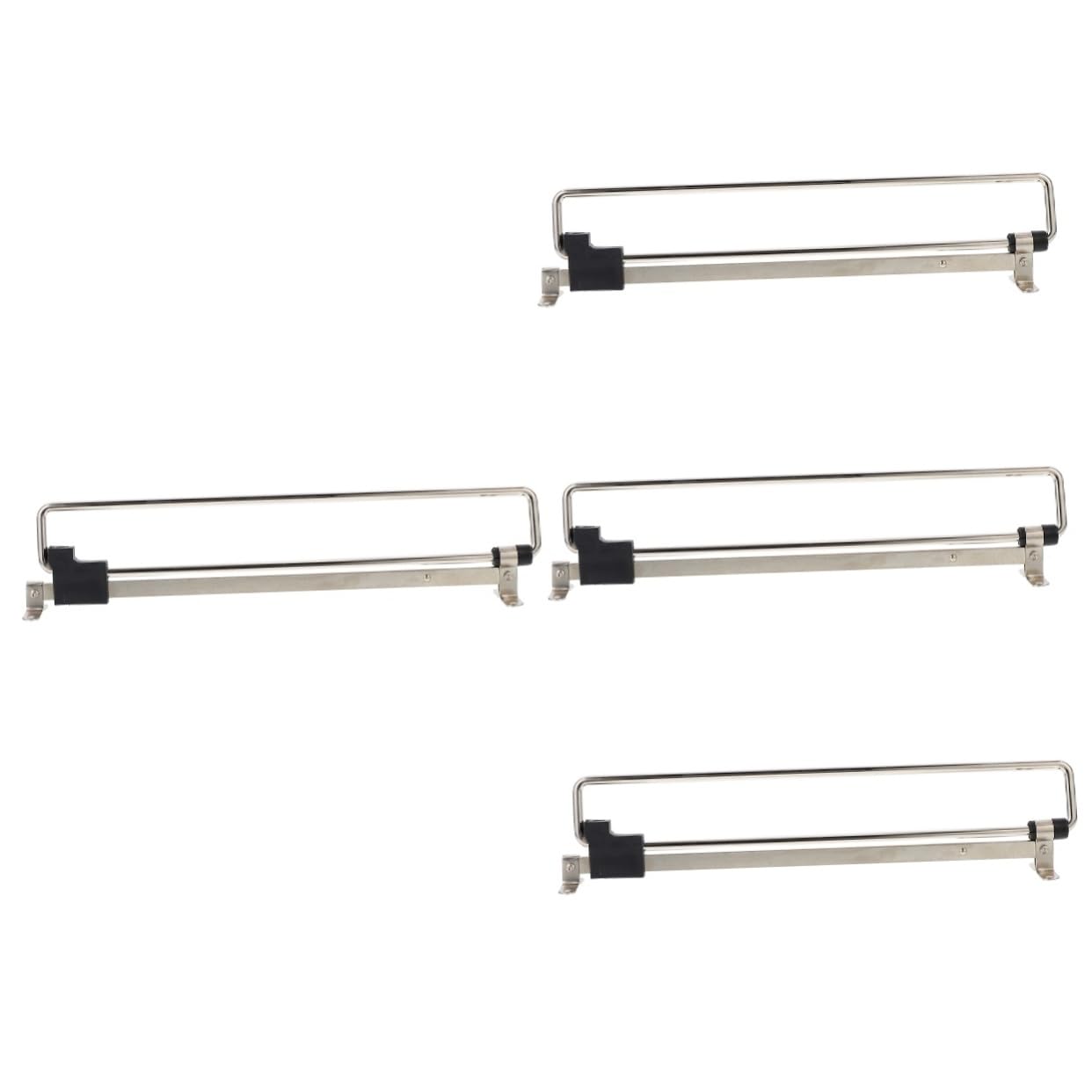 Tringle à vêtements télescopique ABOOFAN pour dressing et placard - Lot de 4