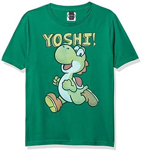 Nintendo Yoshi Boy's Premium Solid Crew Tee