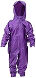DRY KIDS Waterproof Rainsuit Purple 9/10yrs