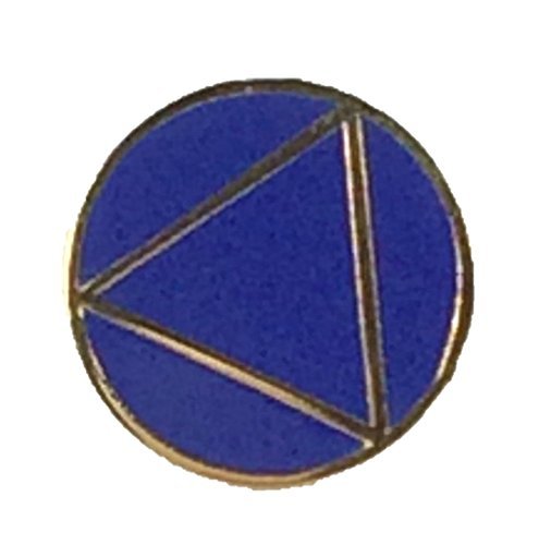 Emblems-GiftsAA Alcoholics Anonymous Unity Service Recovery lapel pin badge ZD11