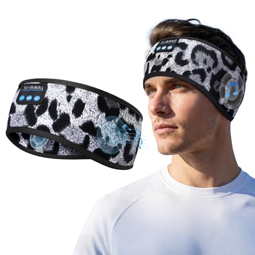 LC-dolida Sleep Headphones Bluetooth 5.4 Headband, Sports Wireless Earphones with Ultra-Thin HD...