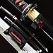 Japanese Anime Sword, Handmade Full Tang Samurai Sword, Sharp Practical Katana, Demon Slayer Katana Sword Kamado Tanjirou Knife -Clay Tempered T10 Steel-Razor Sharp