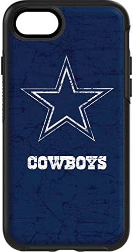 Skinit Decal Skin Compatible with OtterBox Symmetry iPhone 7 - Officially Licensed NFL Dallas Cowboys Distressed Design