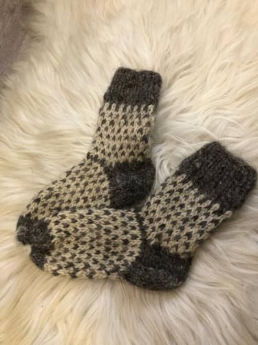 Made In Ukraine Hand Knitted Woolen Socks Organic Real Wool Wool socks for women and men, knit gift, wool accessories2