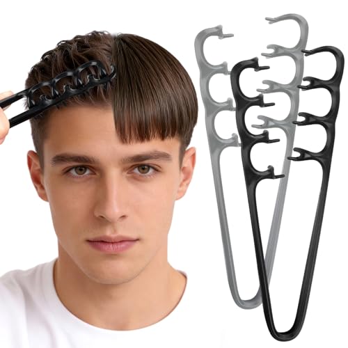 MELLIEX 2 Pezzi Pettine a Texture, Pettine a Denti Larghi per Styling, Strumento Volumizzante Radici per Volume e Nascondere l'attaccatura dei Capelli