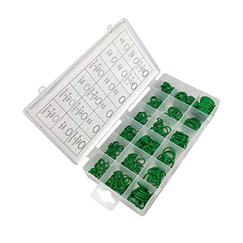 TEXALAN O-Ring Rubber Assortment Kit Set with Holder Case | SAE and Metric | 270 Pieces Variety Pack, Combination